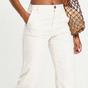 Mid Rise Khaki Crops